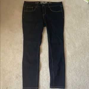 Dark Blue/ Black Skinny Jeans